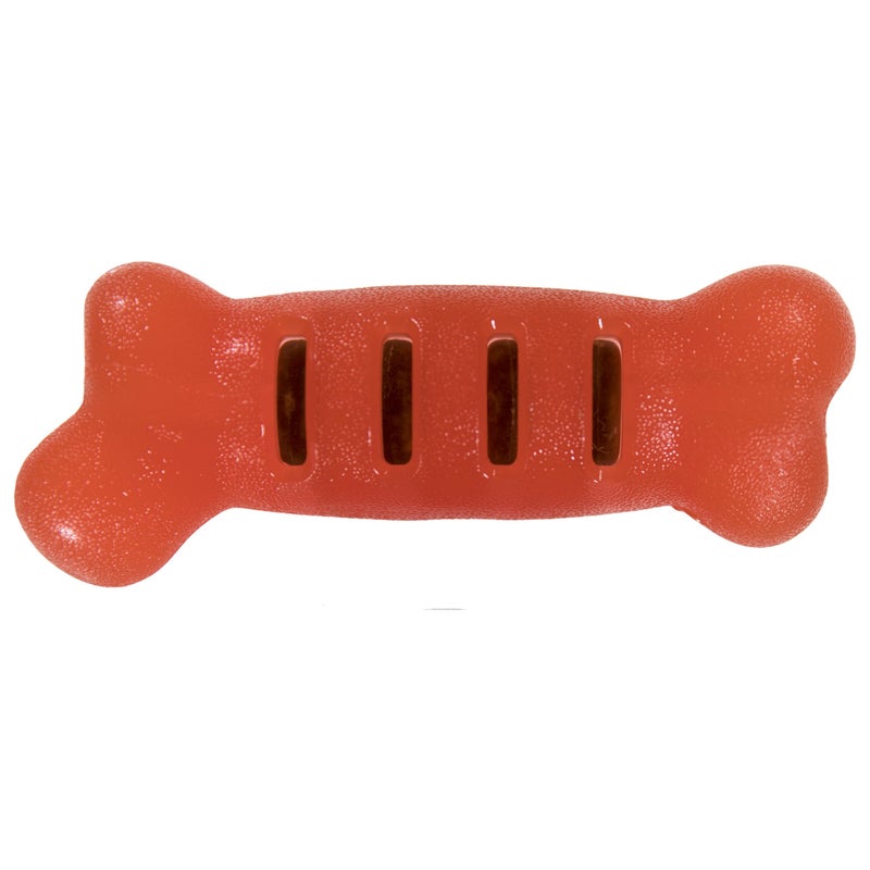 Starmark Treat Ringer FlexGrip Bone Large,Red - Image 1